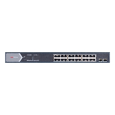 Коммутатор Hikvision DS-3E0526P-E/M, 24×1 Гбит/с PoE+ + 2×1 Гбит/с SFP, неуправляемый