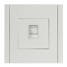 Розетка компьютерная RJ45 кат.6 IEK FORTE&PIANO FP231 белый