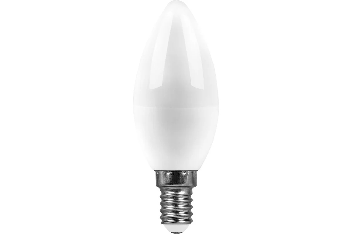 Лампа светодиодная Saffit SBC3713 (55164) 13Вт Е14 белый матовая свеча