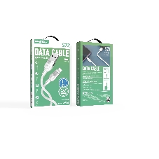 Кабель Smartbuy (iK-512-S72w) S72 Lightning белый, 2.4 А, сил., 1м