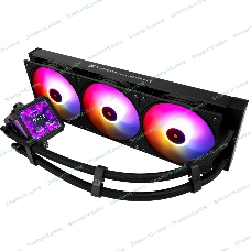 Система жидкостного охлаждения Thermalright Frozen Warframe PRO 360 ARGB Soc-AM5/AM4/1200/1700/1851 черный 4-pin 29.8dB Al LCD Ret (F-WFRAME-PRO-360-BL-ARGB)