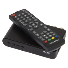 Приставка для цифрового ТВ Hyundai H-DVB200 черный, DVB-T2, DVB-T, DVB-C, HDMI, USB 2.0