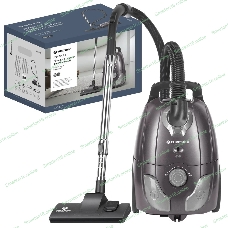 Пылесос Eurostek EVC-3017 серый, 450/2600 Вт, уборка сухая, пылесборник мешок 3 л