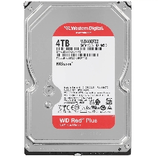 Жесткий диск HDD WD SATA3 4Tb NAS Red Plus 5400 128Mb 1 year warranty (replacement WD40EFZX, WD40EFAX)