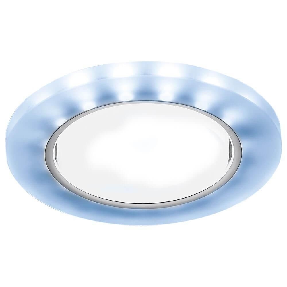 Встраиваемый точечный светильник G214 CL/CH/CLD хром/прозрачный GX53+3W(LED COLD)