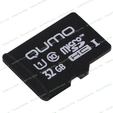 Флеш карта MicroSDHC 32Gb QUMO Class 10 UHS I no adp