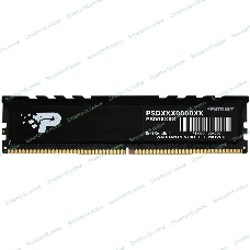 Оперативная память Patriot Signature Premium, DDR5, 16Gb (1x16 GB), 5600 MHz, CL46, DIMM, радиатор, черный
