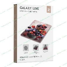 Весы кухонные Galaxy Line GL 2819, стекло, платформа из высокопрочного стекла, максимальный вес 8 кг