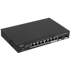 Коммутатор Tenda TEM2010F, 8×2.5 Гбит/с + 2×2.5 Гбит/с SFP, неуправляемый