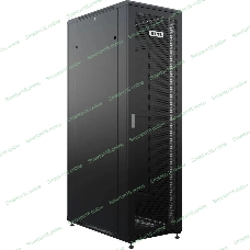 Шкаф серверный NTSS Премиум (NTSS-R42U80100PD/PDD-BL) напольный 42U 800x1000 мм пер. дв. перфор. металл 900 кг серый 910 мм 160 кг 1987 мм IP20 сталь