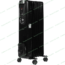 Обогреватель масляный Centek CT-6200 (7 секций) черный, 700/1000/1500Вт, 3 режима, механический термостат