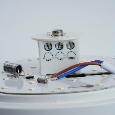 Светильник светодиодный Feron AL3016 ДБП-12w с датчиком 4000К 960Лм IP65 круглый белый
