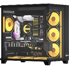 Компьютерный корпус Aerocool/Formula Crystal Z9 черный без БП ATX 7x120мм 2xUSB 3.0 audio bott PSU