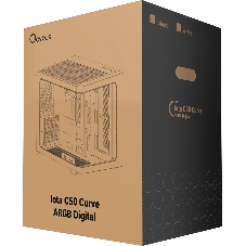 Компьютерный корпус Ocypus Iota C50 BK Curve ARGB Digital mATX без БП (Iota-C50-BKD300CD-GL)