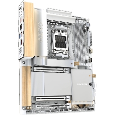 Материнская плата Gigabyte X870E AERO X3D WOOD, AM5, AMD X870E, 4xDDR5, 4xSATA, 4xM.2, 2xPCIe 5.0 x16, 1xPCIe 4.0 x16, 1xHDMI, 2x5Gb LAN, Wi-Fi 7, Bluetooth 5.4, 2xUSB-C 40Gbps (USB4), 1xUSB-C 20Gbps, 5xUSB-A 10Gbps, 3xUSB-A 5Gbps, 3x3.5 мм + S/PDIF оптический, 7.1, вставки из дерева, ATX