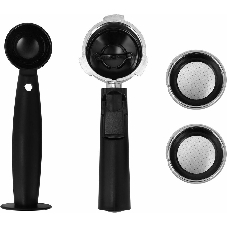 Кофеварка рожковая Vitek Metropolis VT-8489 черный/нержавеющая сталь, 1,5 л, 1250Вт, 15 бар