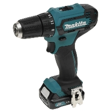 Дрель-шуруповерт аккумуляторная Makita DF333DYX14, 12 В, 2х1.5 Ач, аккумуляторная