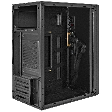 Компьютерный корпус Minitower ExeGate BAA-303-UNS500 (mATX, БП UNS500 с вент. 12см, 2*USB, HD Audio, черный)