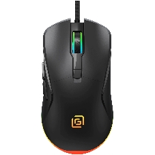 Мышь проводная Oklick 750G черный, 7200 dpi, USB, кнопки - 5