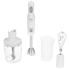Блендер погружной Philips HR2545/00 белый, 700 Вт, 2 скорости, турбо
