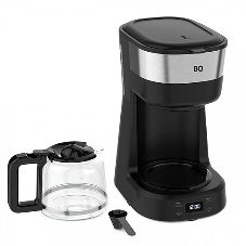 Кофеварка капельная BQ CM1000 черный-стальной, исп. кофе - молотый, 1.2 л, 900 Вт.