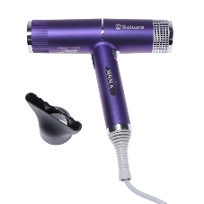 Фен SAKURA SA-4051V фиолетовый/серый, 1600 Вт, компактный