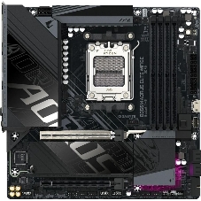 Материнская плата Gigabyte B850M AORUS ELITE WIFI6E, AM5, AMD B850, 4xDDR5, 4xSATA, 2xM.2, 1xPCIe 5.0 x16, 1xPCIe 3.0 x4, 1xDP (v1.4), 1x2.5Gb LAN, Wi-Fi 6E, Bluetooth 5.3, 2xUSB-C 10Gbps, 2xUSB-A 10Gbps, 5xUSB-A 5Gbps, 4xUSB-A 2.0, S/PDIF, 2x3.5 мм, 7.1, mATX
