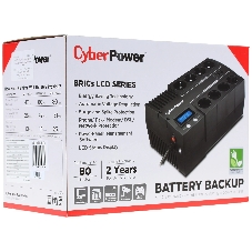 Источник бесперебойного питания CyberPower BR1000ELCD/1000 ВА/600 Вт/8 х CEE 7 (евророзетка)