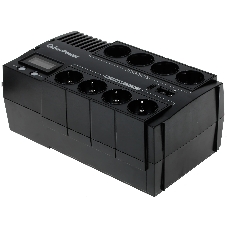 Источник бесперебойного питания CyberPower BR1000ELCD/1000 ВА/600 Вт/8 х CEE 7 (евророзетка)