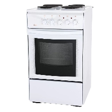 Плита электрическая Flama AE 1403 W белый, конфорок 4 шт, духовка 50 л, 50 см x 85 см x 60 см