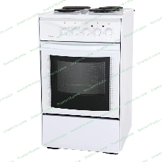 Плита электрическая Flama AE 1403 W белый, конфорок 4 шт, духовка 50 л, 50 см x 85 см x 60 см