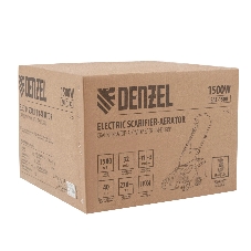 Скарификатор-аэратор электрический Denzel SAE-1500, 1500 Вт, -11/+5 см, 32 cм