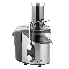 Соковыжималка Centek CT-1212 стальной/чёрный, центробежная, 1200 Вт, 1100 мл, механическое