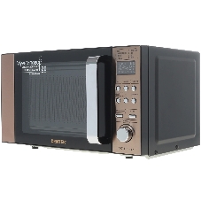 Микроволновая печь Centek CT-1584 черный/золотистый, 20 л, 700 Вт, переключатели - кнопки, поворотный механизм
