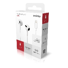 Наушники TWS Smartbuy Pro-8 белый, внутриканальные, Bluetooth, до 3 ч