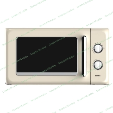 Микроволновая печь Centek SOLO CT-1553 слоновая кость, 20 л, 800 Вт, переключатели - поворотный механизм