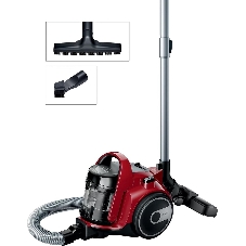 Пылесос Bosch BGC05AAA2 красный/черный, 350/700 Вт, уборка сухая, пылесборник контейнер 1.5 л
