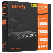 Коммутатор Tenda TEM2010F, 8×2.5 Гбит/с + 2×2.5 Гбит/с SFP, неуправляемый