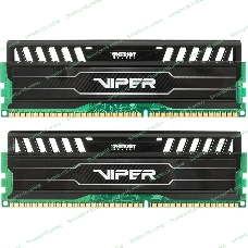 Оперативная память Patriot Viper 3, DDR3, 8GB (2x4 GB), 1600 MHz, CL9, DIMM, радиатор, черный