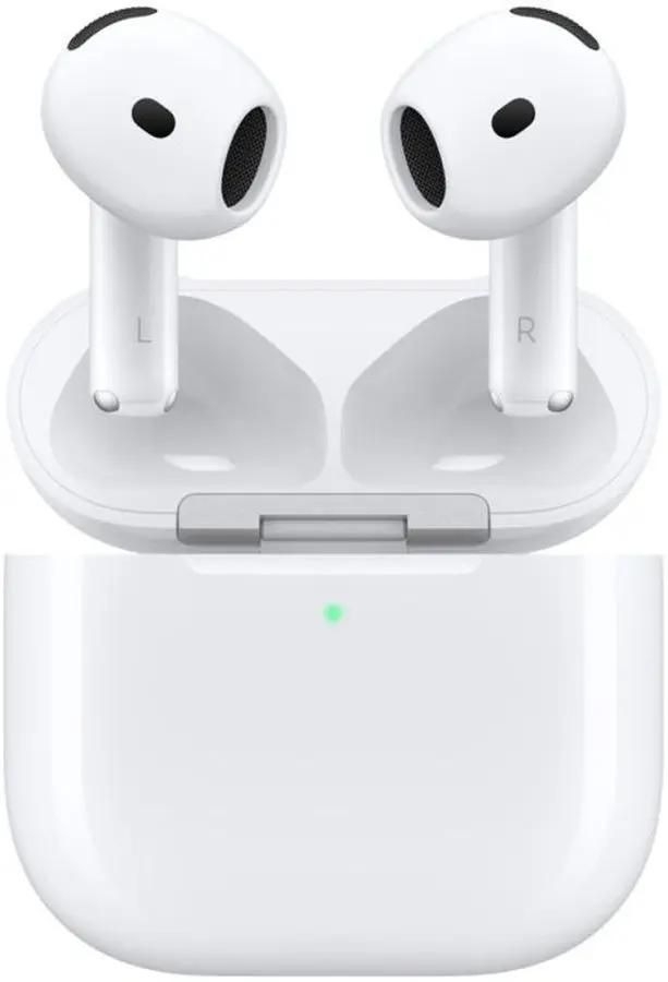 Гарнитура вкладыши Apple A3055 A3056 A3059 AirPods 4 ANC белый