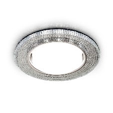 Встраиваемый точечный светильник G290 CH хром/прозрачный GX53+3W(LED WHITE) Встраиваемый точечный светильник G290 CH хром/прозрачный GX53+3W(LED WHITE)
