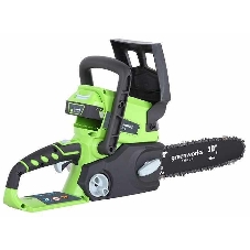 Цепная пила аккумуляторная GreenWorks G24CS25K2, 24V, 25 см, c АКБ 2Ач и ЗУ (2007707UA)