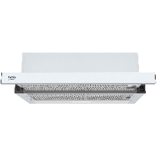 Вытяжка телескопическая Beko BHNT613R4CW белый, 60 см, 320 куб. м/ч, 61 дБ