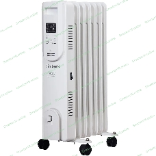 Радиатор масляный Timberk Home Intellect T-OR1507-F10E-WF 1500Вт белый