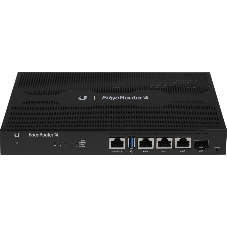 Маршрутизатор Ubiquiti ER-4-EU EdgeRouter 4 4 ядра (1 ГГц), 3х 1G RJ45, 1х SFP