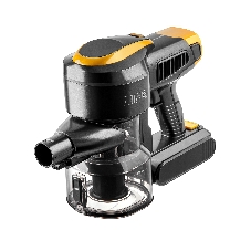 Пылесос вертикальный Brayer BR4273 серый/желтый, питание от аккумулятора, 350 Вт, уборка сухая, пылесборник 0,8 л