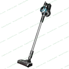 Пылесос вертикальный Redmond RV-UR380 серый/голубой, питание от аккумулятора, 300 Вт, уборка сухая, пылесборник 0,55 л