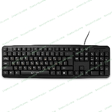 Клавиатура проводная Oklick 130M, USB, черный