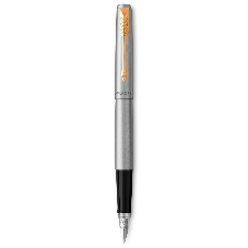 Ручка перьевая Parker Jotter Core F691 (CW2030948) Stainless Steel GT, M, сталь нержавеющая, подарочная коробка