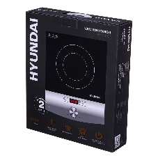Плита настольная электрическая Hyundai HYC-0102 серебристый/черный стеклокерамика